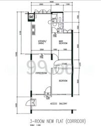 Blk 97 Geylang Bahru (Kallang/Whampoa), HDB 3 Rooms #504529681